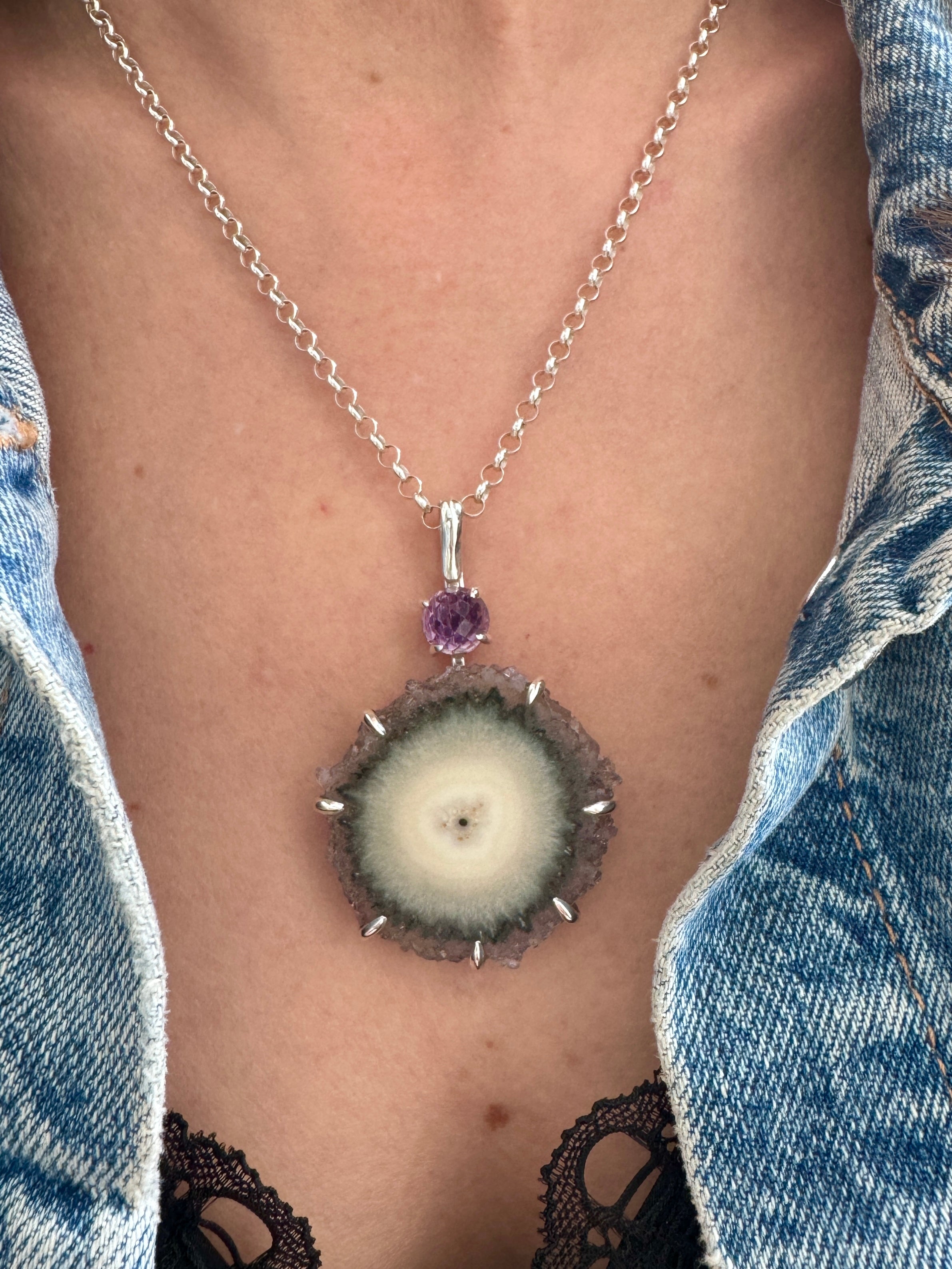 Amethyst Stalactite Pendant
