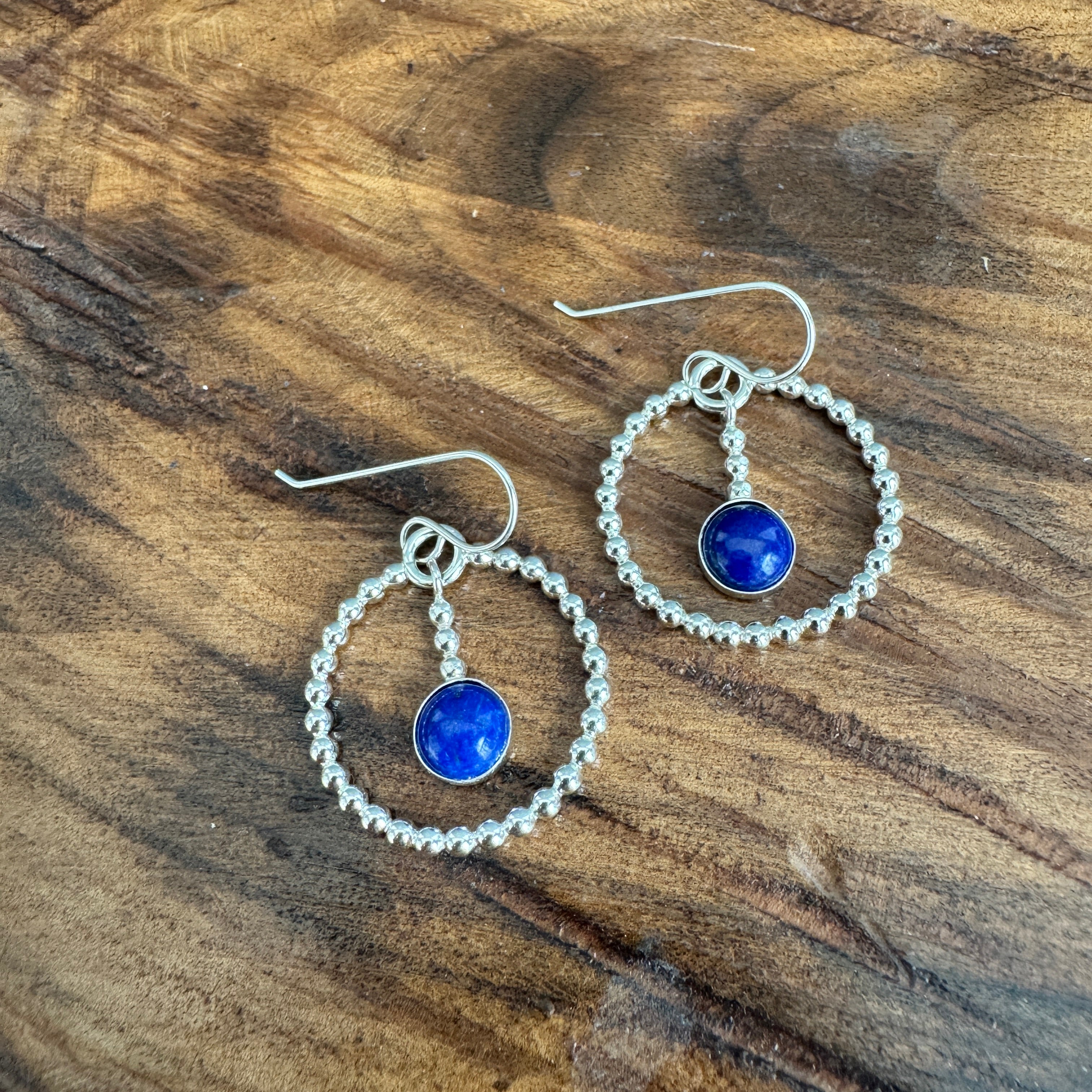 Lapis Lazuli Dangle Earrings