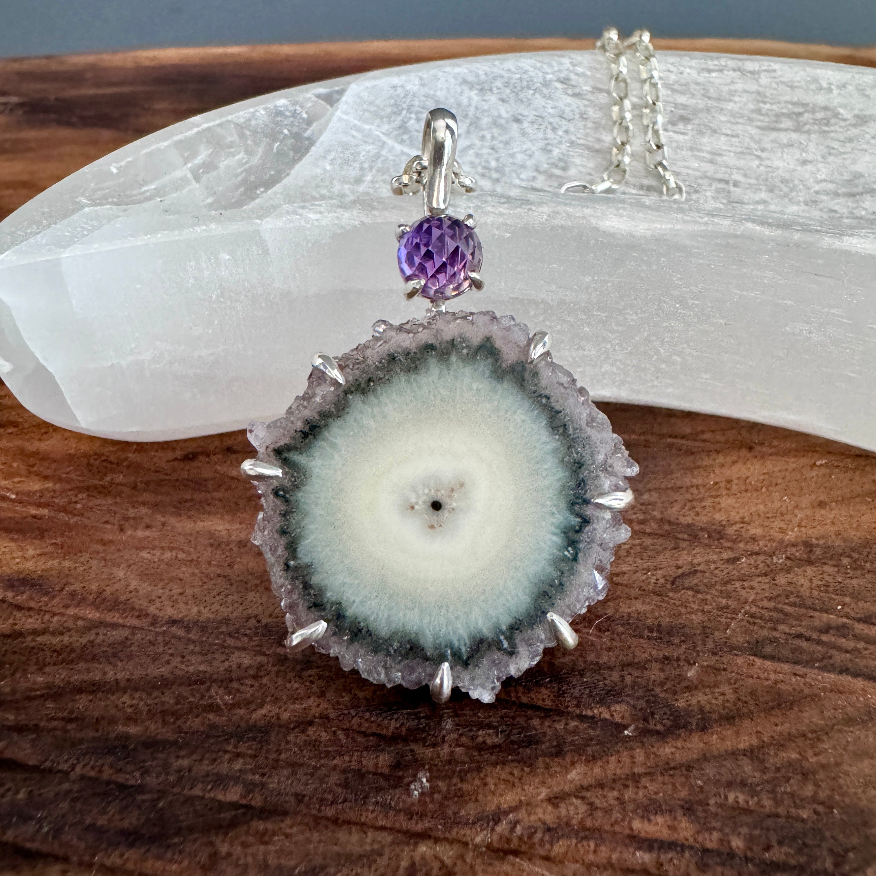 Amethyst Stalactite Pendant