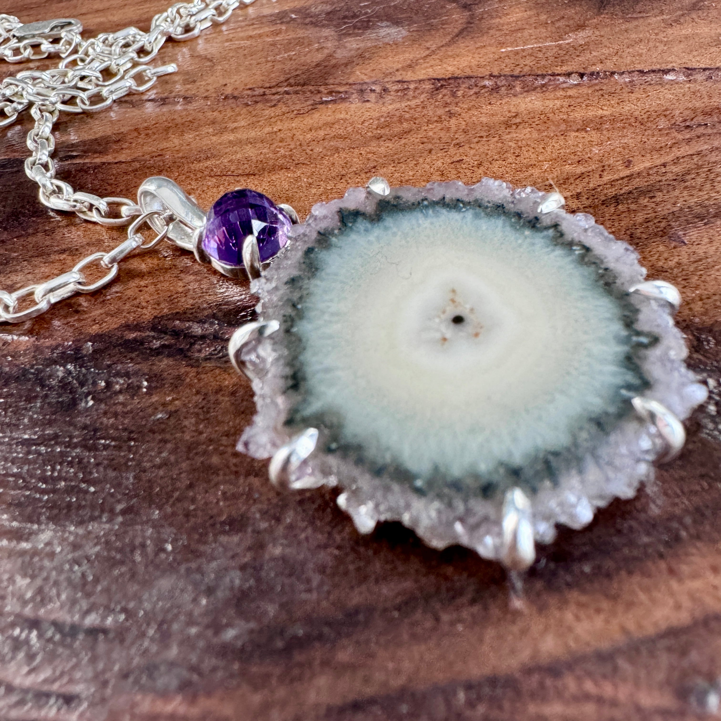 Amethyst Stalactite Pendant