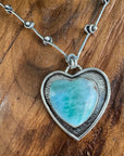 Larimar Love Wave Pendant