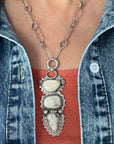 White Buffalo Goddess Pendant