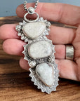 White Buffalo Goddess Pendant