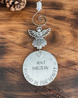 "FOREVER IN OUR HEARTS" ANGEL ORNAMENT