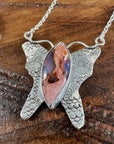 Butterfly with Mexican Fire Opal