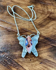 Butterfly with Mexican Fire Opal