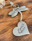 DRAGONFLY ORNAMENT WITH NAME, DATE OR WORD