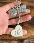 DRAGONFLY ORNAMENT WITH NAME, DATE OR WORD