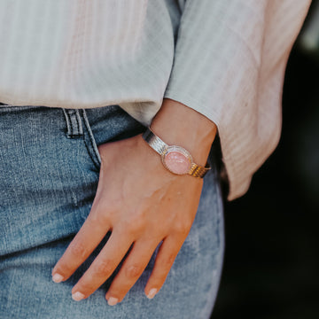 Rose Quartz Cuff