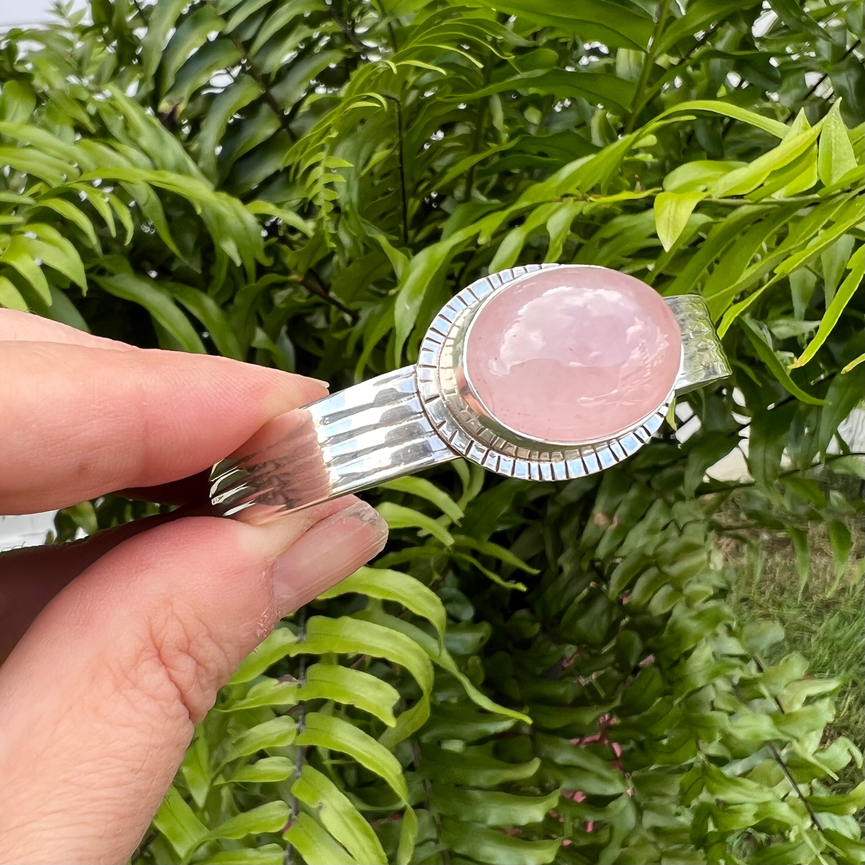Rose Quartz Cuff