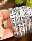 Custom Stamped Bracelet