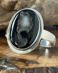 BIG BLACK ONYX DRUZY CUFF