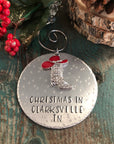 COWBOY BOOT ORNAMENT WITH YOUR MESSAGE