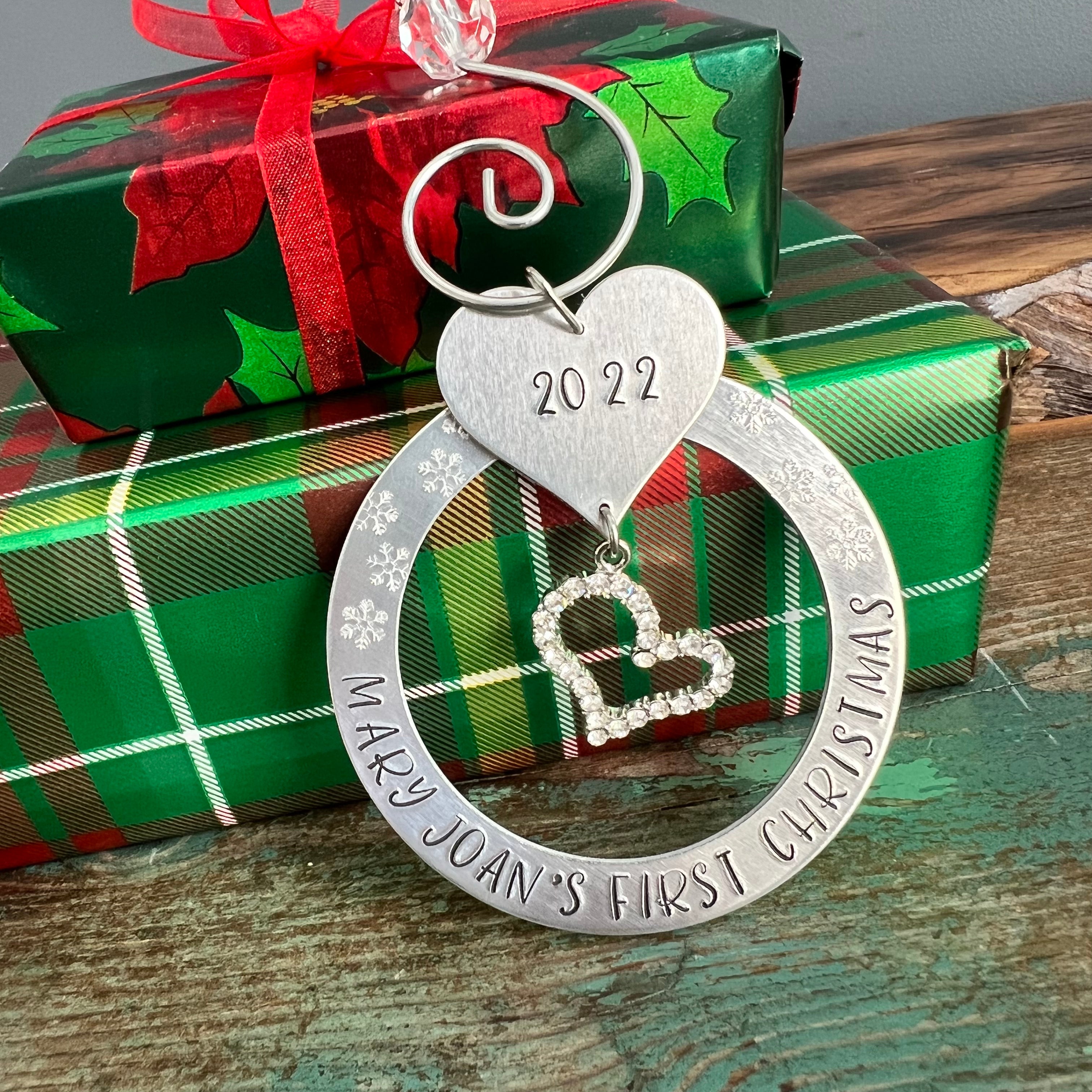 PERSONALIZED BABY’S FIRST CHRISTMAS ORNAMENT